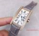 2017 Knockoff Cartier Tank Gold Diamond Bezel White Face Pink Leather Band 23mm Watch (9)_th.jpg